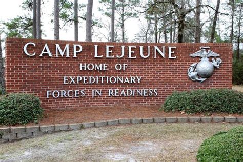 From LEJEUNE BLVD (NC-24 E) Take ramp onto HOLCOMB BLVD entering the CAMP LEJEUNE MAIN GATE. Merge into far right lane and take right at 1st light onto BREWSTER BLVD - go 0.7 mi. Turn right at 2nd stoplight. Follow road to NAVAL MEDICAL CENTER CAMP LEJEUNE, 100 BREWSTER BLVD, CAMP LEJEUNE.